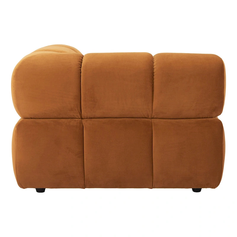 Fauteuil d'angle marron