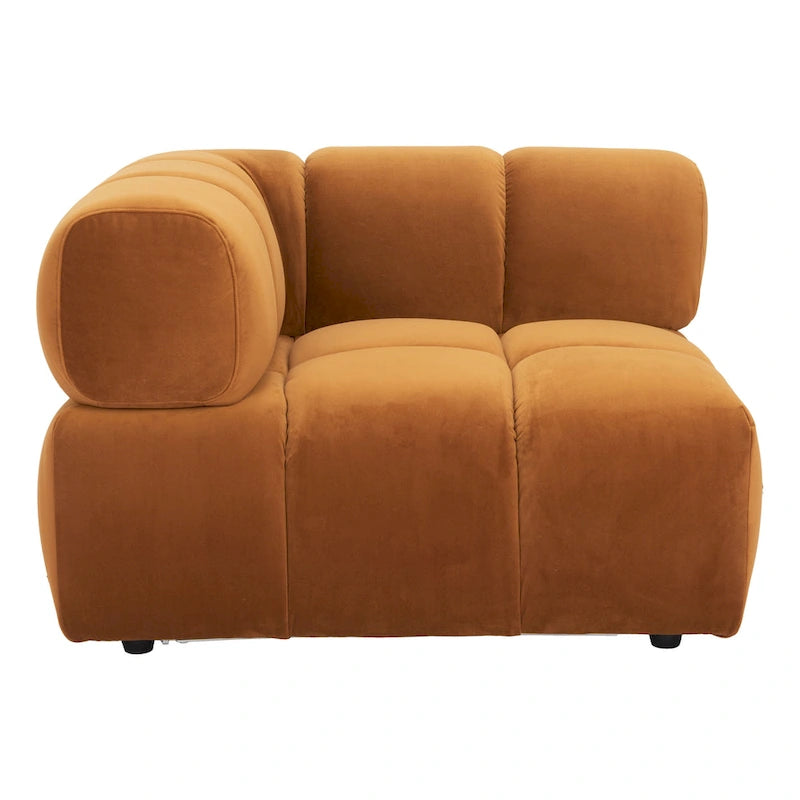 Fauteuil d'angle marron
