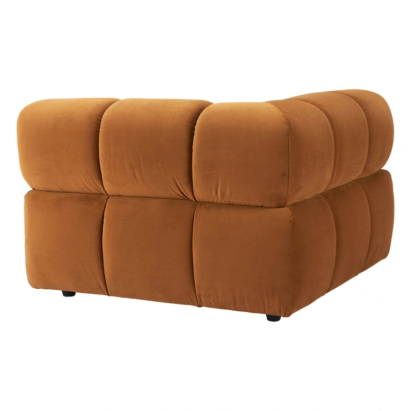 Fauteuil d'angle marron