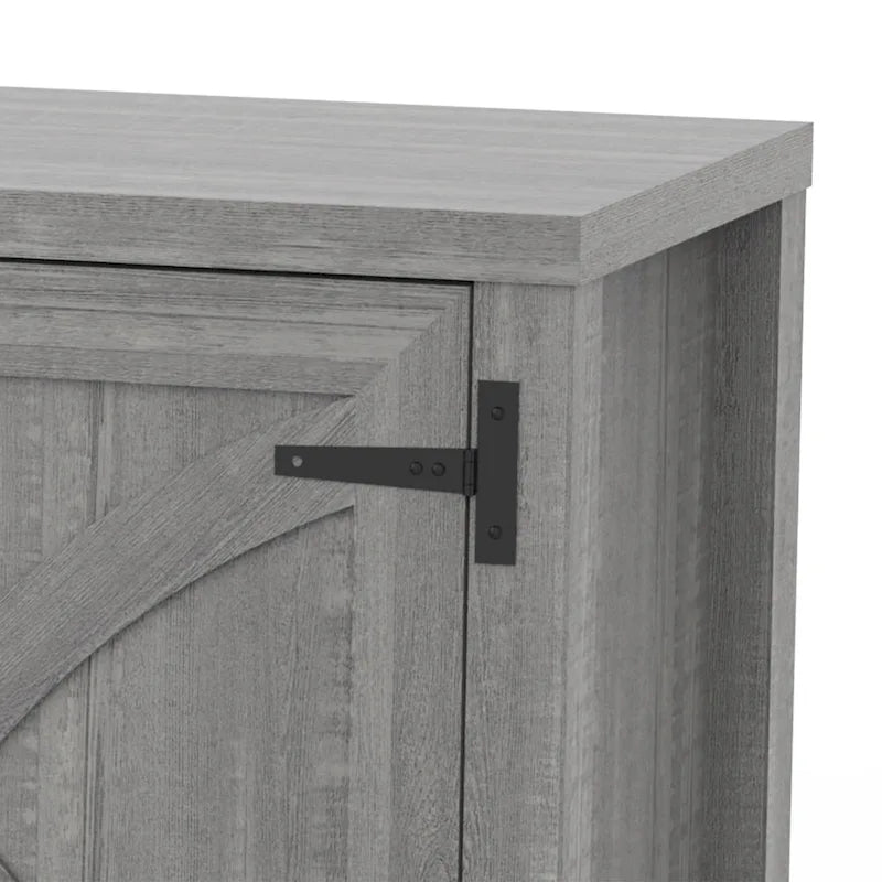 Meuble TV console de 58 pouces avec cheminée électrique de 18 pouces