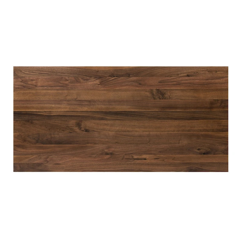 Bureau en bois massif avec deux tiroirs à fermeture amortie