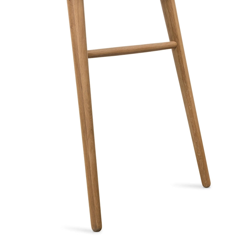Bureau en bois massif avec deux tiroirs à fermeture amortie