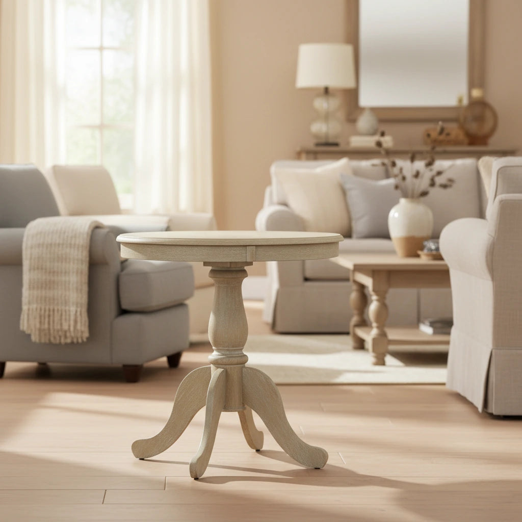 Carolina Living Fairview 30 Round Pedestal Dining Table